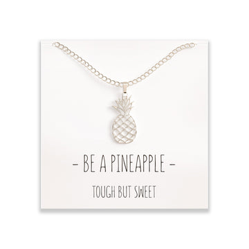 Be A Pineapple Necklace Tough but Sweet