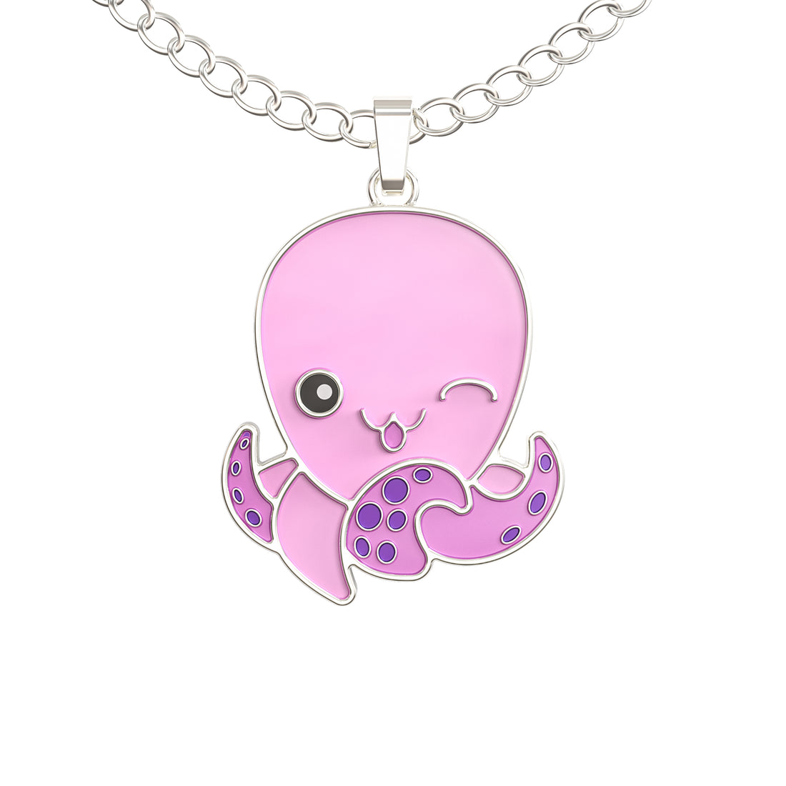Octopus Necklace - Nautical Pendant for Sea Lovers with Message Card – “You Octopi My Thoughts & Heart”