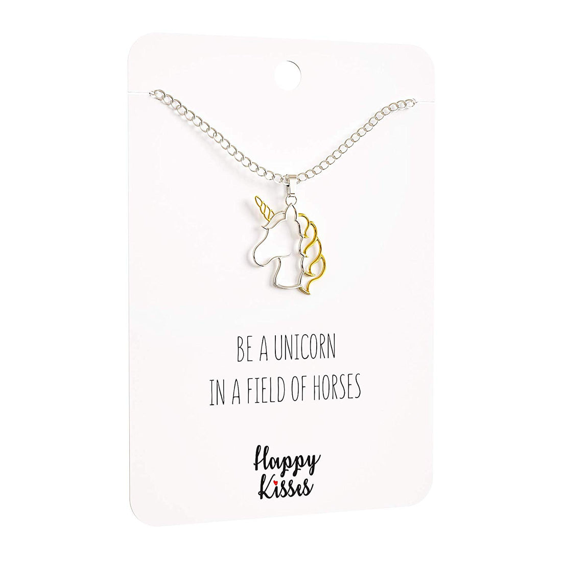 Unicorn Necklace - Gold & Silver