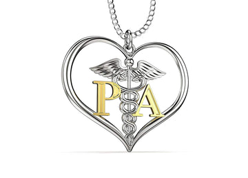 PA "Physician’s Assistant" Heart Shaped Necklace