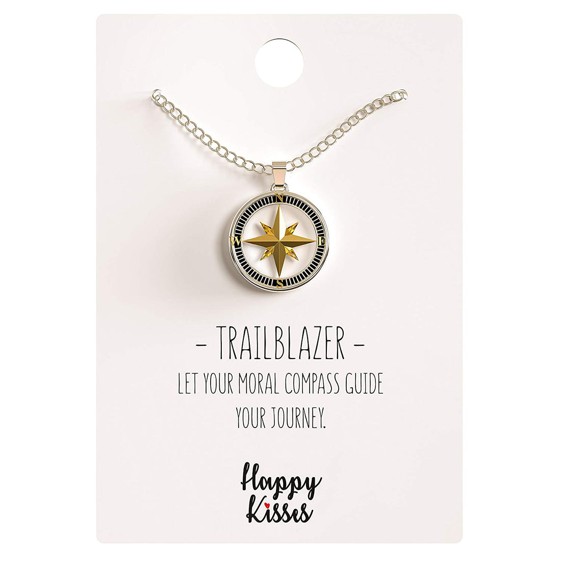 Trailblazer Compass Nautical Necklace - Gold/Silver