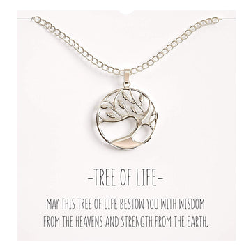 Tree of Life Necklace - Silver