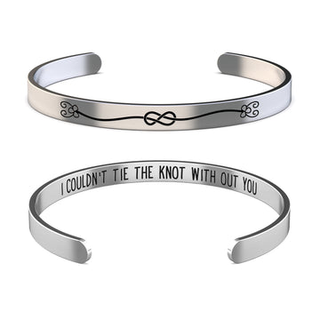 Bridesmaid Bracelet – I couldn’t Tie The Knot Without You