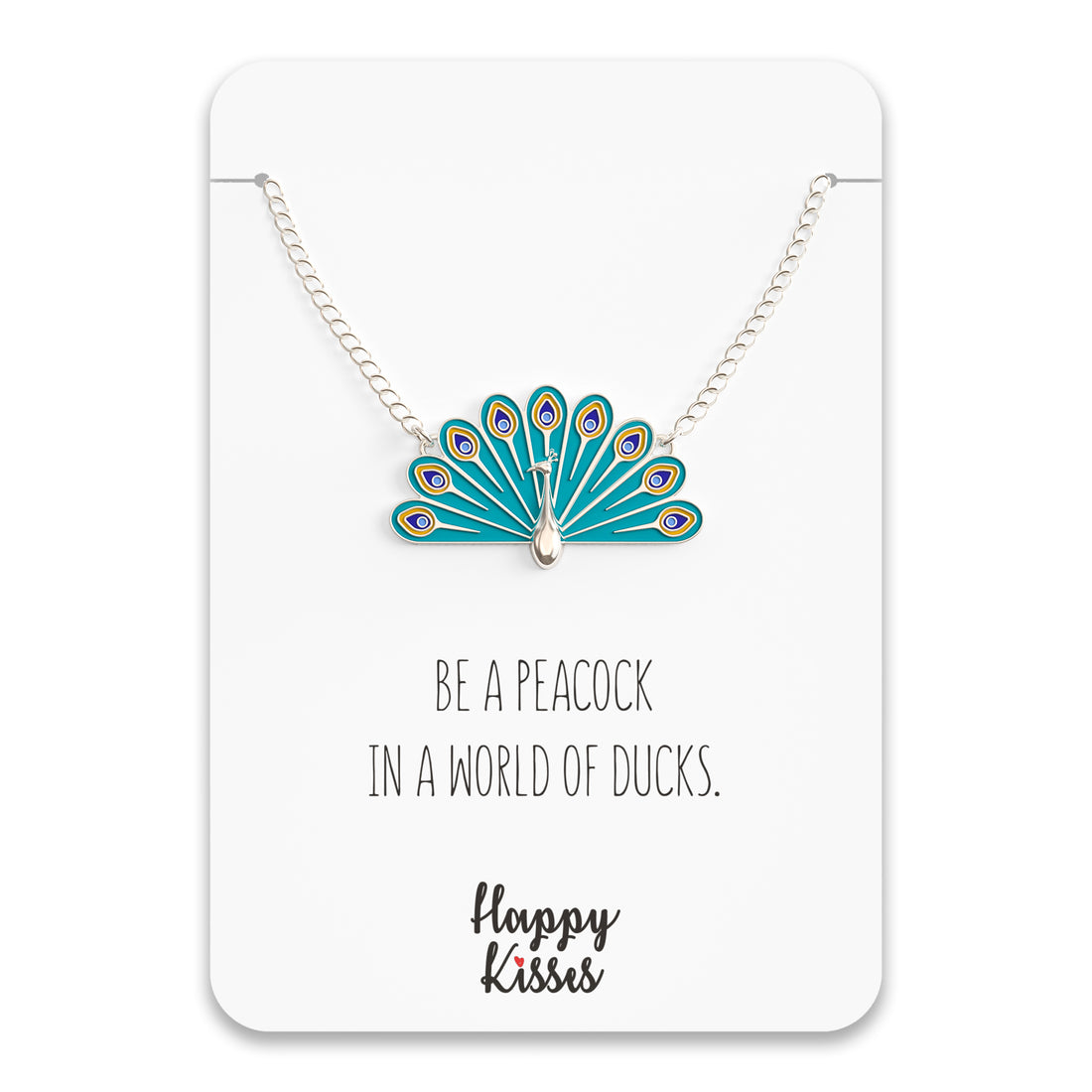 Peacock Necklace - Cute & Colorful