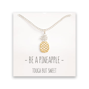 Pineapple Necklace – Gold and Silver/Gold